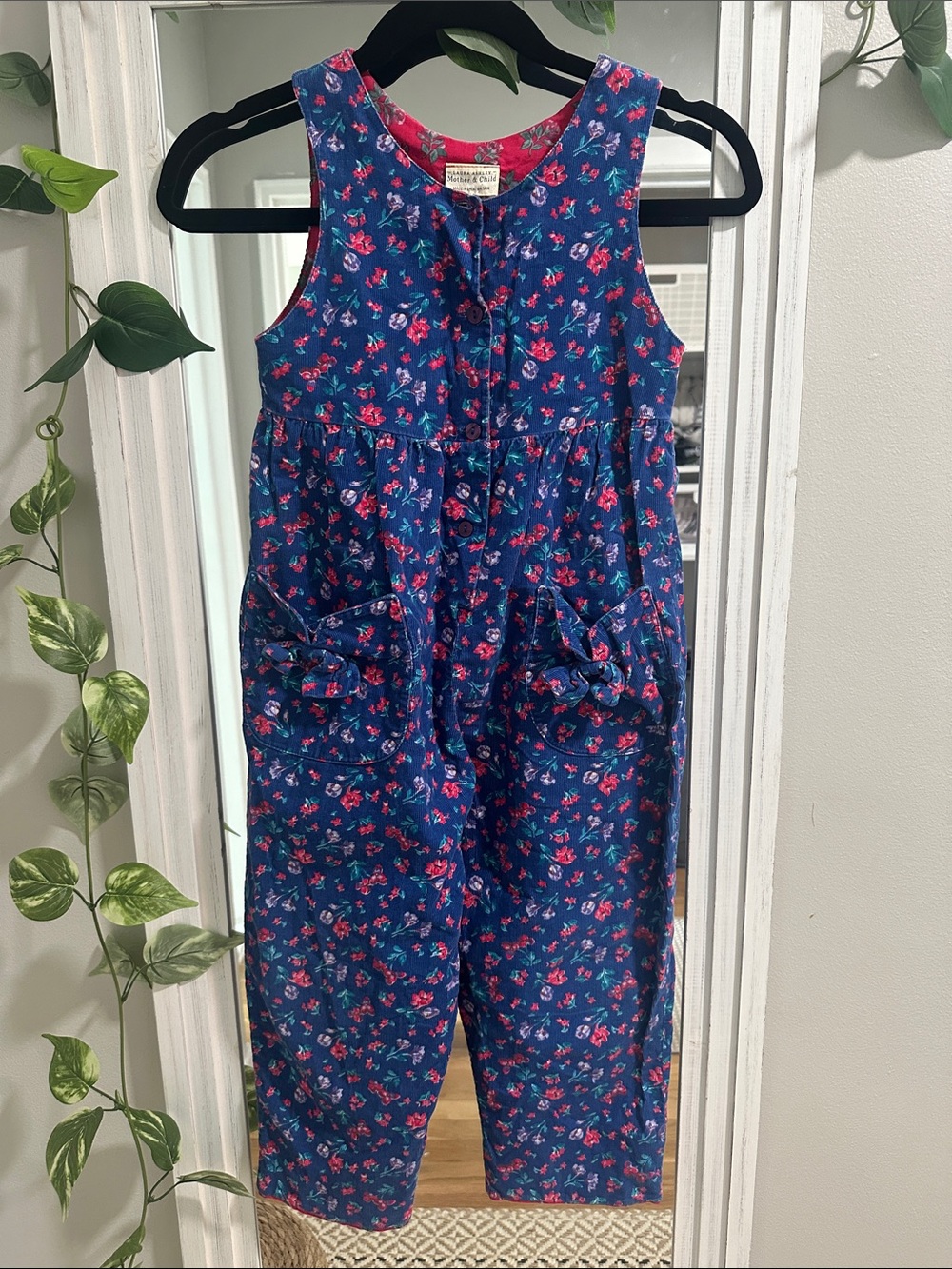 Laura Ashley Mother & Child  Floral Jumpsuit with Pockets